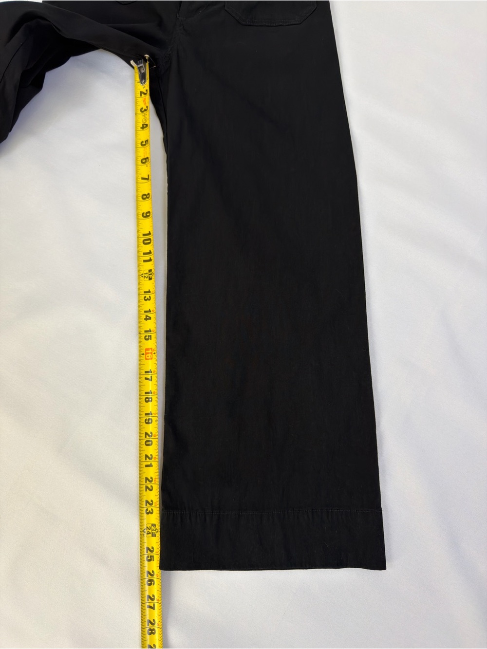 Maeve Anthropologie The Colette Wide Leg Pants Women’s 26 Black Linen Blend - Picture 9 of 10